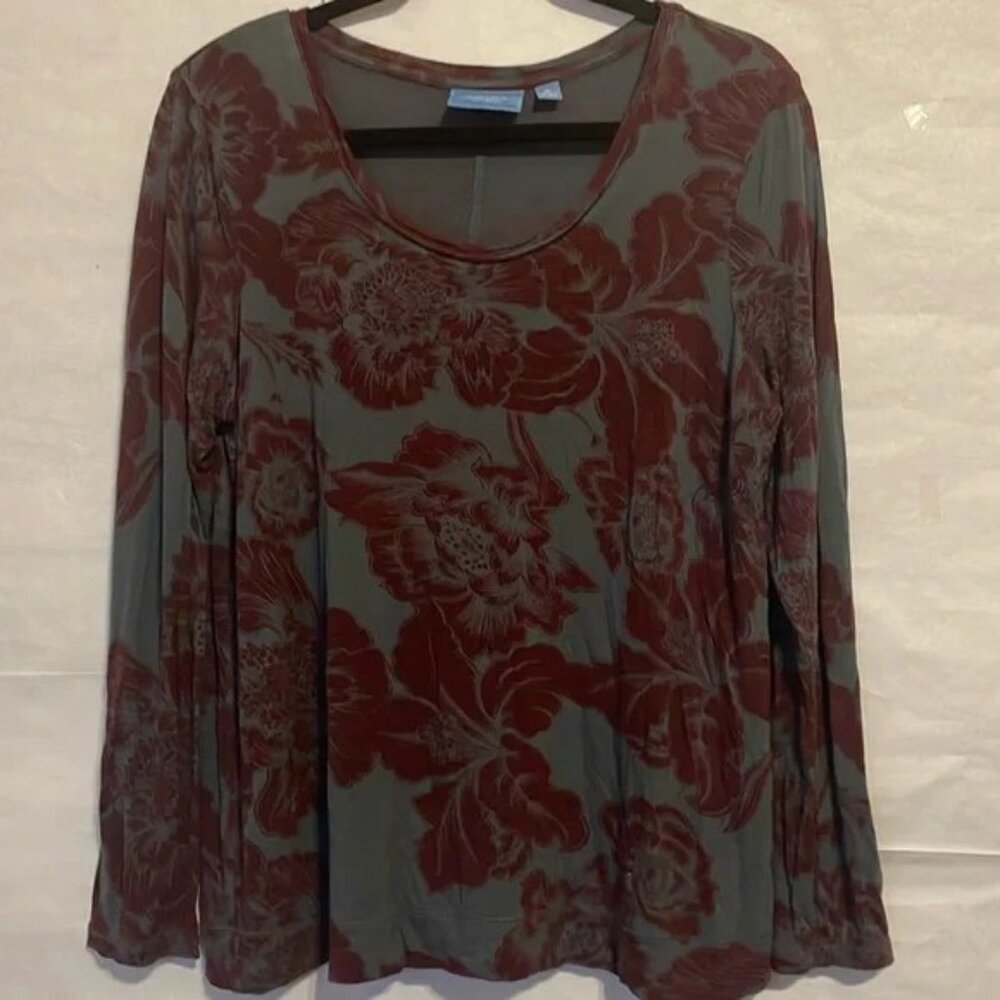 Women's Simply Vera Vera Wang Long Sleeve Top (XL)